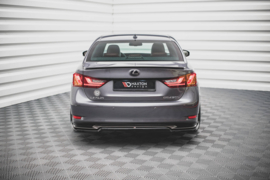 Maxton Design Achtersplitter (met verticale spijlen) Lexus GS F Sport Hybrid Mk4 (L10)