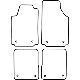 Automatten passend voor Audi A2 2000-2005