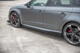 Maxton Design RACING DUURZAAMHEID SIDESKIRTS DIFFUSERS + FLAPS AUDI RS3 8V SPORTBACK