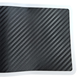 MAX6 Pasklare Achterbumperbeschermfolie passend voor Audi Q3 (8U) Quattro S-Line 2011-2018 - Carbon-look