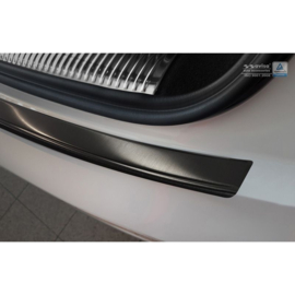 Zwart RVS Achterbumperprotector passend voor Audi Q5 2017-2020 & FL 2020- 'Ribs'