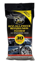 Elina Clean Car Reinigingsdoekjes Voor Cockpit 30 stuks 18x16cm