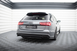 Maxton Design Achterzijde splitters Audi S6 / A6 S-Line C7 FL Avant