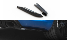 Maxton Design ACHTERZIJSPLITTERS V.2 AUDI RS4 SEDAN B7 Gloss Black