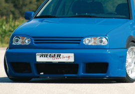 Spoilerzwaard Carbon voor Voorbumper RS4 Look VW Golf III Rieger