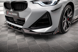 Maxton Design Frontsplitter V.2 + kleppen BMW 2 Coupé M-Pack / M240i G42