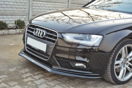 Maxton Design VOORSPLITTER V.2 AUDI A4 B8 FL Gloss Black