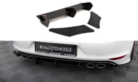 Maxton Design VW GOLF 7 R Hatchback ACHTERDIFFUSER & ACHTERZIJDE SPLITTERS