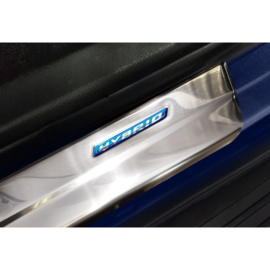 RVS Instaplijsten passend voor Toyota RAV4 (5th Gen.) 2018- - 'Hybrid' - 4-delig