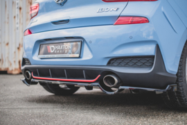 Maxton Design Achtersplitter (met verticale stangen) Hyundai I30 N Mk3 Hatchback