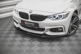 Maxton Design FRONT SPLITTER V.2 voor V.2 BMW 4 Coupé / Gran Coupé / Cabrio M-Pack F32 / F36 / F33