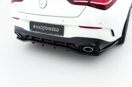 Maxton Design Achterspoiler (met verticale stangen) Mercedes-AMG CLA 35 / 45 Coupé / Shooting Brake C118 Facelift / X118 Facelift