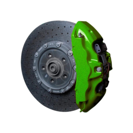 Foliatec Remklauwlakset - performance green metallic - 3 Componenten