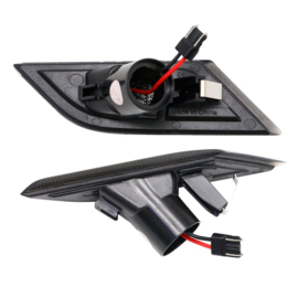 Set LED Zijknipperlichten passend voor Volkswagen Transporter T6.1 2020-2022 - Rookgrijs- incl. Dynamic Running Light