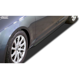 Sideskirts 'Slim' passend voor Audi A4 B9 Sedan/Avant 2015-2019 & FL 2019- (ABS zwart glanzend)