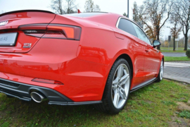 Maxton Design ZIJSPLITTERS ACHTER AUDI A5 S-LINE F5 COUPÉ Gloss Black