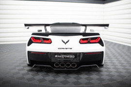 Maxton Design Carbon Spoiler Met Interne Beugels Staanders Chevrolet Corvette Stingray / Grand Sport C7