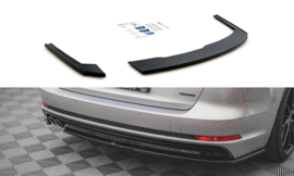 Maxton Design ACHTERZIJSPLITTERS V.2 AUDI A4 S-LINE B9 Gloss Black