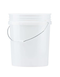 Grit Guard Wash Bucket - 19L - White