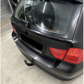 AutoStyle Onderste achterspoiler passend voor BMW 3-Serie E91 Touring 2005-2012 (ABS Glanzend zwart)