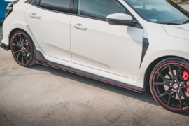 Maxton Design Race Duurzaamheid Zijskirts Diffusers V.2 Honda Civic X Type-R