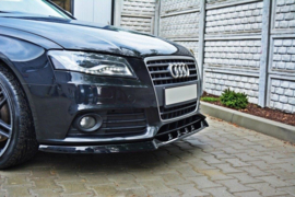 Maxton Design VOORSPLITTER V.1 AUDI A4 B8 Gloss Black