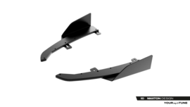 Maxton Design Street Pro Achterzijde Splitters + Flaps Audi S5 Sedan / Avant B10