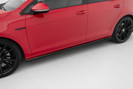Maxton Design Race Duurzaamheid Zijskirts Diffusers Volkswagen Golf R / R-Line Mk7 Facelift