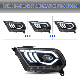 VLAND LED-projectorkoplampen voor Ford Mustang 2010-2014 aftermarket-voorlichten