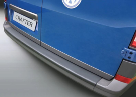 ABS Achterbumper beschermlijst passend voor Volkswagen Crafter 2017- & MAN TGE 2017- Mat Zwart