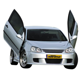 Embleemloze Grill passend voor Volkswagen Golf V 2003-2008 excl. GTi/R32