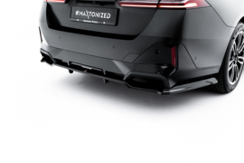 Maxton Design Achtersplitter (met verticale stangen) V.1 BMW 5 M-Pack G60 + BMW 5 / i5 M-Pack Sedan / Touring G60 / G61