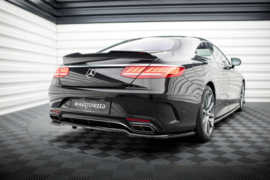 Maxton Design Achtersplitter (met verticale spijlen) Mercedes-Benz S Coupé AMG-Line C217 Facelift