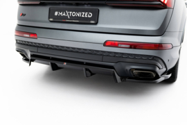 Maxton Design Achtersplitter (met verticale spijlen) Audi Q7 S-Line Mk2 Facelift 2