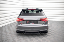 Maxton Design STREET PRO ZIJSPLITTERS ACHTER AUDI S3 SPORTBACK 8V FACELIFT