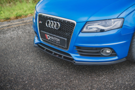 Maxton Design VOORSPLITTER AUDI S4 / A4 S-LINE B8 Gloss Black