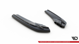 Maxton Design ZIJSPLITTERS ACHTER AUDI A5 S-LINE F5 SPORTBACK Gloss Black