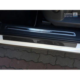3D Zwart Carbon Instaplijsten passend voor Volkswagen Tiguan II 2016-2020 & FL 2020- 4-delig
