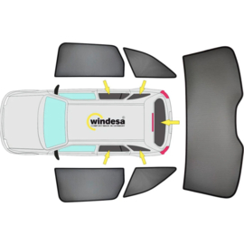 SunClip Zicht- & Zonwering passend voor BMW 3-Serie F31 Touring 2012-2019