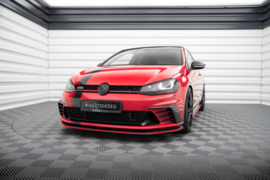 Maxton Design VOORSPLITTER VW GOLF Mk7 GTI CLUBSPORT Red
