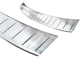 RVS Achterbumperprotector passend voor Volkswagen Caddy 2004-2015 & 2015-2020 'Ribs'