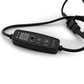 AutoStyle 2-Delige Multi-Color LED Interieur Sfeerverlichting met App Bediening & 5-meter Optical Fiber