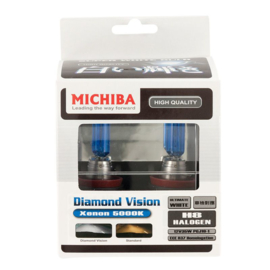 SuperWhite Blauw H8 35W/12V/4000K Halogeen Lampen, set à 2 stuks (E4)