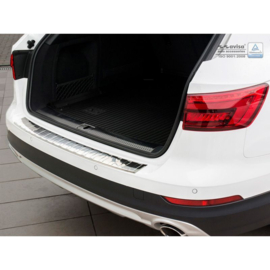 RVS Achterbumperprotector passend voor Audi A4 B9 Allroad 2015-2019 & FL 2019- 'Ribs'