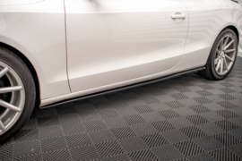 Maxton Design SIDESKIRTS DIFFUSERS V.2 AUDI A5 / A5 S-LINE / S5 COUPÉ 8T Gloss Black
