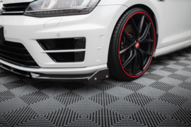 Maxton Design Frontsplitter V.5 + kleppen Volkswagen Golf R / R-Line Mk7