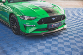 Maxton Design Frontsplitter V.2 + flappen Ford Mustang GT Mk6 Facelift