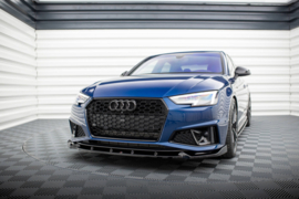 Maxton Design VOORSPLITTER V.1 AUDI A4 COMPETITION B9 Gloss Black
