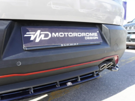 Motordrome Achterskirt passend voor Alfa Romeo Junior 2024- (ABS Glanzend Zwart)