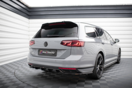 Maxton Design Achtersplitter (met verticale spijlen) Volkswagen Passat R-Line B8 Facelift